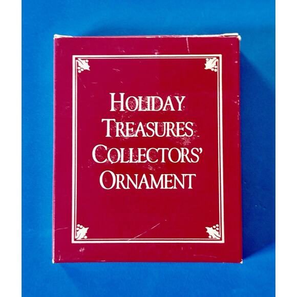 1995 Holiday Treasures Collectors’ Acrylic Oval Ornament Peace On Earth Church - Picture 3 of 13